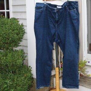 Lane Bryant Signature Fit Magic Waistband Mid-Rise Straight Jeans Sz 34/36